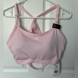 Adidas Pink Aeroreact Athletic Sports Bra Size 48DD NWT